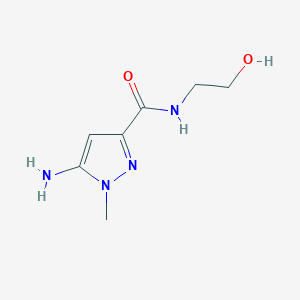 5-amino-N-(2-hydroxyethyl)-1-methyl-1H-pyrazole-3-carboxamide