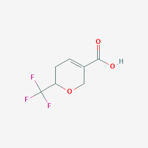 2-(Trifluoromethyl)-3,6-dihydro-2H-pyran-5-carboxylic acid