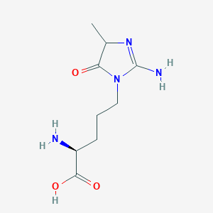 (2S)-2-Amino-5-(2-amino-4-methyl-5-oxo-4H-imidazol-1-yl)pentanoic acid