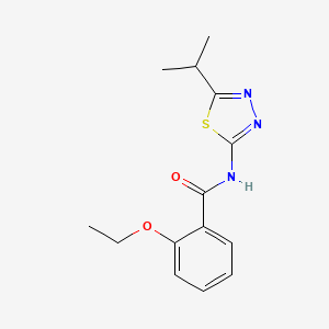 2-ethoxy-N-(5-isopropyl-1,3,4-thiadiazol-2-yl)benzamide