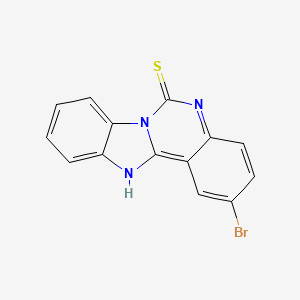 2-bromobenzimidazo[1,2-c]quinazoline-6(5H)-thione