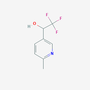 3-Pyridinemethanol, 6-methyl-alpha-(trifluoromethyl)-