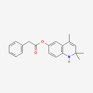 2,2,4-Trimethyl-1,2-dihydroquinolin-6-yl phenylacetate