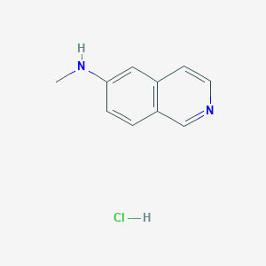 molecular formula C10H11ClN2 B2700672 N-Methylisoquinolin-6-amine;hydrochloride CAS No. 2344680-00-6