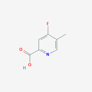 molecular formula C7H6FNO2 B2700709 4-Fluoro-5-methylpicolinic acid CAS No. 1211530-15-2