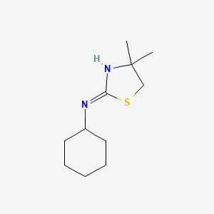 N1-(4,4-Dimethyl-1,3-thiazolan-2-yliden)cyclohexan-1-amine