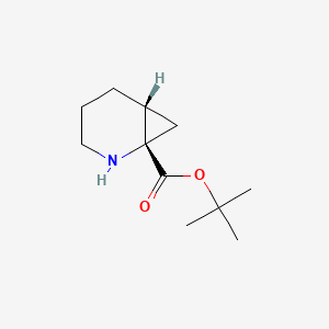 molecular formula C11H19NO2 B2700726 Tert-butyl (1S,6R)-2-azabicyclo[4.1.0]heptane-1-carboxylate CAS No. 2248379-64-6