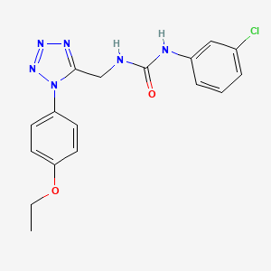 1-(3-chlorophenyl)-3-((1-(4-ethoxyphenyl)-1H-tetrazol-5-yl)methyl)urea
