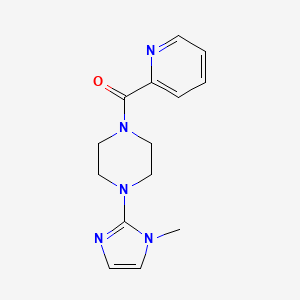 (4-(1-methyl-1H-imidazol-2-yl)piperazin-1-yl)(pyridin-2-yl)methanone
