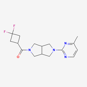 (3,3-Difluorocyclobutyl)-[2-(4-methylpyrimidin-2-yl)-1,3,3a,4,6,6a-hexahydropyrrolo[3,4-c]pyrrol-5-yl]methanone
