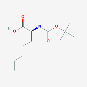 molecular formula C13H25NO4 B2700758 Boc-MeAhp(2)-OH CAS No. 2389078-55-9