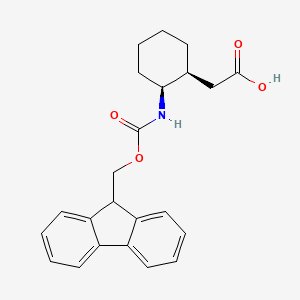 2-[(1S,2S)-2-(9H-Fluoren-9-ylmethoxycarbonylamino)cyclohexyl]acetic acid