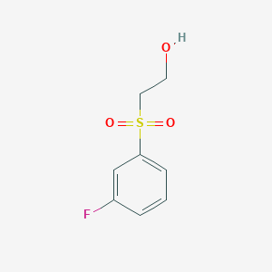 molecular formula C8H9FO3S B2700794 3-Fluorophenylsulfonylethanol CAS No. 685892-13-1