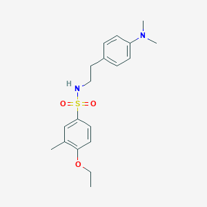 molecular formula C19H26N2O3S B2700807 N-(4-(dimethylamino)phenethyl)-4-ethoxy-3-methylbenzenesulfonamide CAS No. 953998-32-8