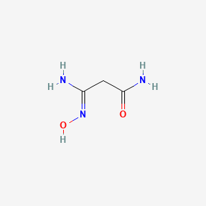 molecular formula C3H7N3O2 B2700810 (3Z)-3-Amino-3-(hydroxyimino)propanamide CAS No. 139912-32-6