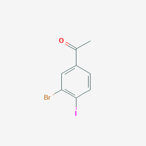 molecular formula C8H6BrIO B2700821 1-(3-Bromo-4-iodophenyl)ethanone CAS No. 945907-32-4