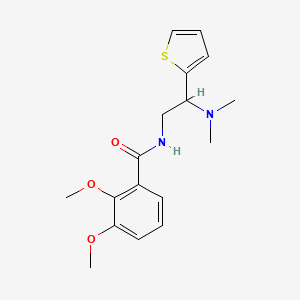 molecular formula C17H22N2O3S B2700840 N-[2-(dimethylamino)-2-thiophen-2-ylethyl]-2,3-dimethoxybenzamide CAS No. 850626-80-1