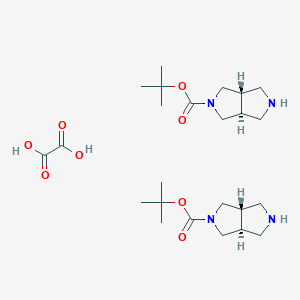 tert-Butyl (3aS,6aS)-rel-octahydropyrrolo[3,4-c]pyrrole-2-carboxylate hemioxalate