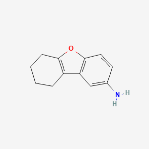 molecular formula C12H13NO B2700895 6,7,8,9-Tetrahydro-dibenzofuran-2-ylamine CAS No. 38084-44-5