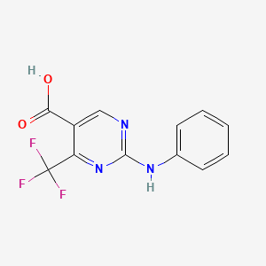 2-(Phenylamino)-4-(trifluoromethyl)pyrimidine-5-carboxylic acid