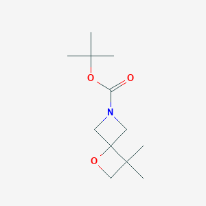 Tert-butyl 3,3-dimethyl-1-oxa-6-azaspiro[3.3]heptane-6-carboxylate