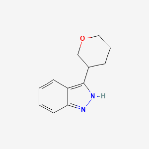 3-(oxan-3-yl)-1H-indazole