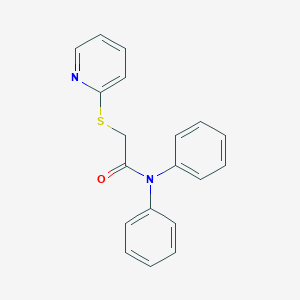 molecular formula C19H16N2OS B270098 N,N-diphenyl-2-(2-pyridinylsulfanyl)acetamide 