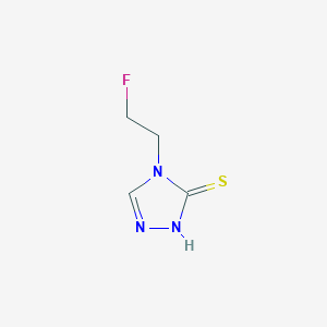 4-(2-Fluoroethyl)-1H-1,2,4-triazole-5-thione