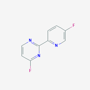 4-Fluoro-2-(5-fluoropyridin-2-yl)pyrimidine