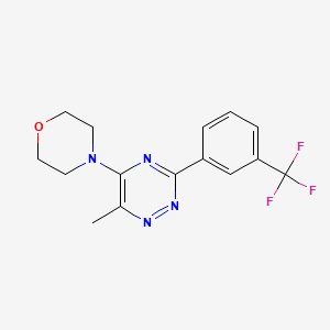 6-Methyl-5-morpholino-3-[3-(trifluoromethyl)phenyl]-1,2,4-triazine