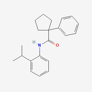 N-(2-(Isopropyl)phenyl)(phenylcyclopentyl)formamide