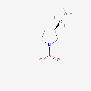 [(3R)-1-tert-Butoxycarbonylpyrrolidin-3-yl]methylzinc iodide solution