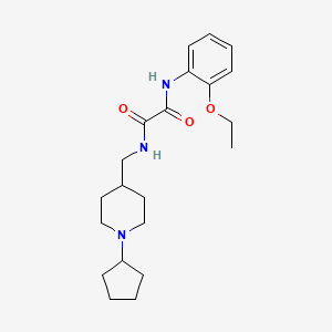 N1-((1-cyclopentylpiperidin-4-yl)methyl)-N2-(2-ethoxyphenyl)oxalamide