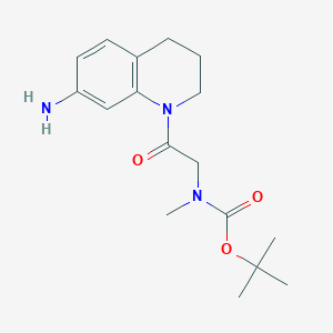 tert-butyl N-[2-(7-amino-1,2,3,4-tetrahydroquinolin-1-yl)-2-oxoethyl]-N-methylcarbamate