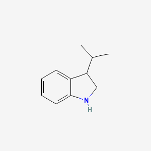 molecular formula C11H15N B2701090 3-Isopropylindoline CAS No. 67932-69-8