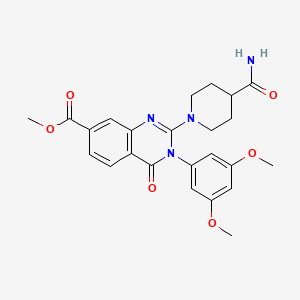 N-(2-methylphenyl)-4'-(piperidin-1-ylsulfonyl)biphenyl-3-carboxamide