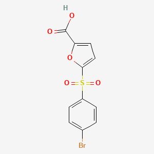 5-[(4-Bromophenyl)sulfonyl]furan-2-carboxylic acid