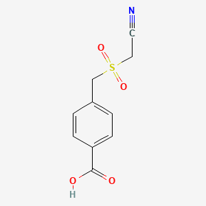 molecular formula C10H9NO4S B2701161 4-[(Cyanomethanesulfonyl)methyl]benzoic acid CAS No. 851468-10-5