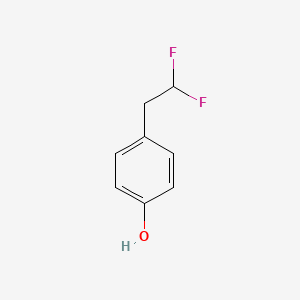 molecular formula C8H8F2O B2701179 4-(2,2-Difluoroethyl)phenol CAS No. 1784794-52-0