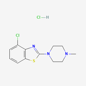 4-Chloro-2-(4-methylpiperazin-1-yl)benzo[d]thiazole hydrochloride
