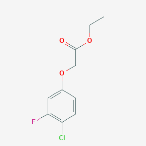 Ethyl 2-(4-chloro-3-fluorophenoxy)acetate