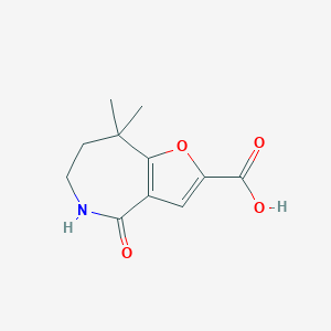 8,8-Dimethyl-4-oxo-6,7-dihydro-5H-furo[3,2-c]azepine-2-carboxylic acid