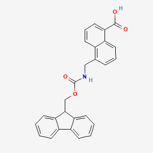 5-[(9H-Fluoren-9-ylmethoxycarbonylamino)methyl]naphthalene-1-carboxylic acid