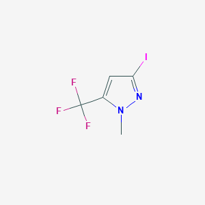 3-Iodo-1-methyl-5-(trifluoromethyl)-1H-pyrazole