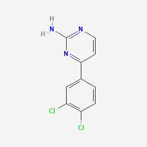 molecular formula C10H7Cl2N3 B2701293 4-(3,4-Dichlorophenyl)pyrimidin-2-amine CAS No. 392307-26-5