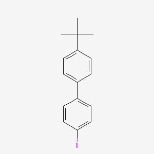 molecular formula C16H17I B2701299 4-叔丁基-4'-碘代联苯 CAS No. 320339-03-5