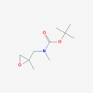 molecular formula C10H19NO3 B2701336 叔丁基-N-甲基-N-[(2-甲氧环氧丙烷-2-基)甲基]氨基甲酸酯 CAS No. 1251047-31-0