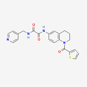 N1-(pyridin-4-ylmethyl)-N2-(1-(thiophene-2-carbonyl)-1,2,3,4-tetrahydroquinolin-6-yl)oxalamide