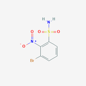3-Bromo-2-nitrobenzenesulfonamide