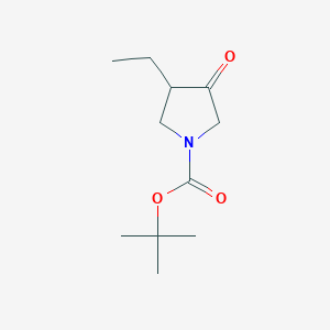 Tert-butyl 3-ethyl-4-oxopyrrolidine-1-carboxylate
